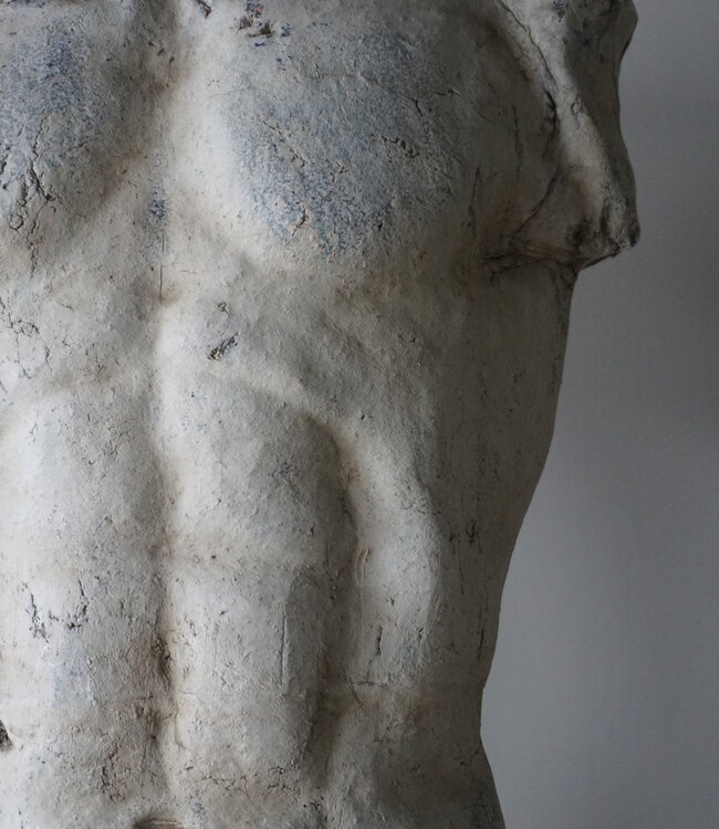 Rene Houtman Stenen Beeld Mannen Torso | H80 x B29 x D29 cm