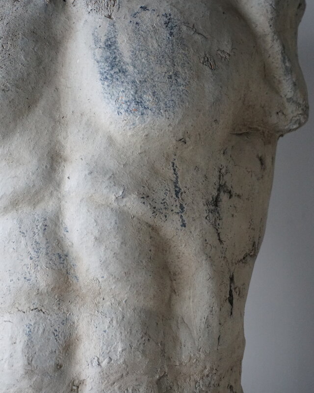 Rene Houtman Stenen Beeld Mannen Torso | H80 x B29 x D29 cm