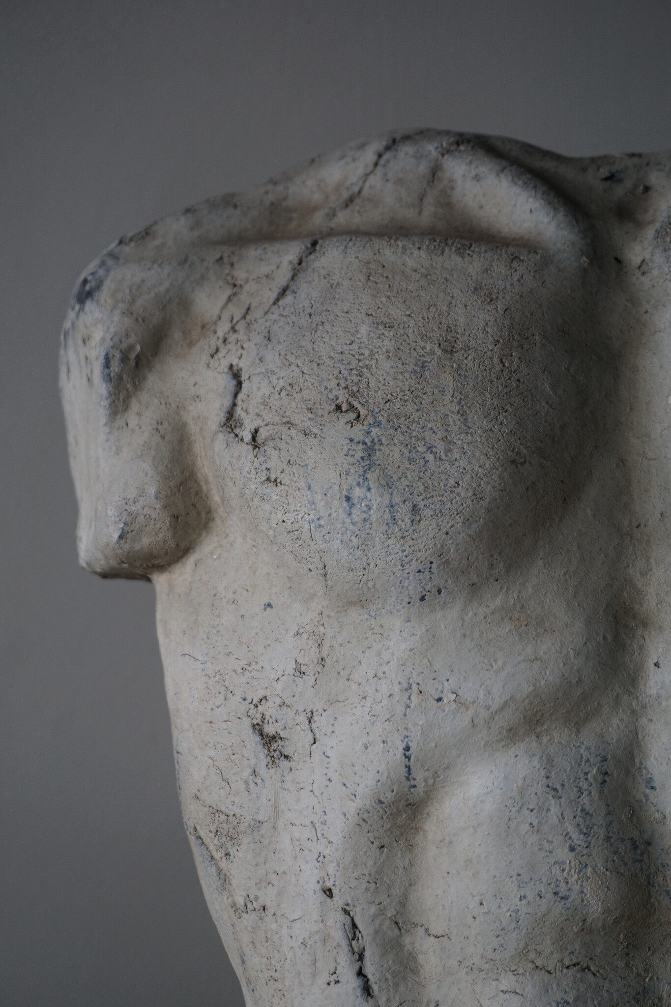 Rene Houtman Stenen Beeld Mannen Torso | H80 x B29 x D29 cm