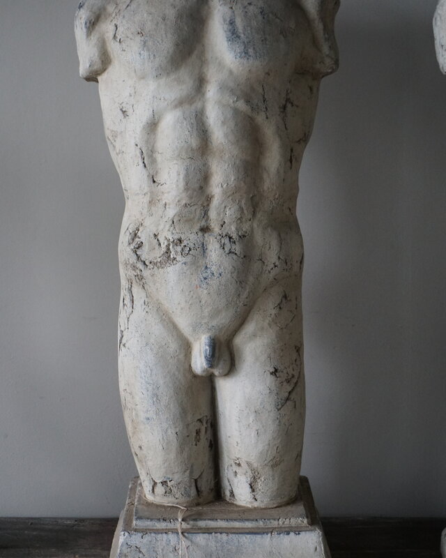 Rene Houtman Stenen Beeld Mannen Torso | H80 x B29 x D29 cm