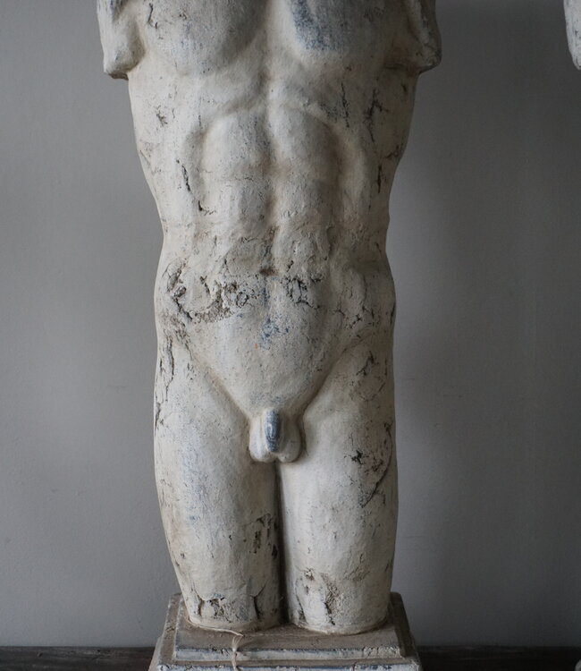 Rene Houtman Stenen Beeld Mannen Torso | H80 x B29 x D29 cm