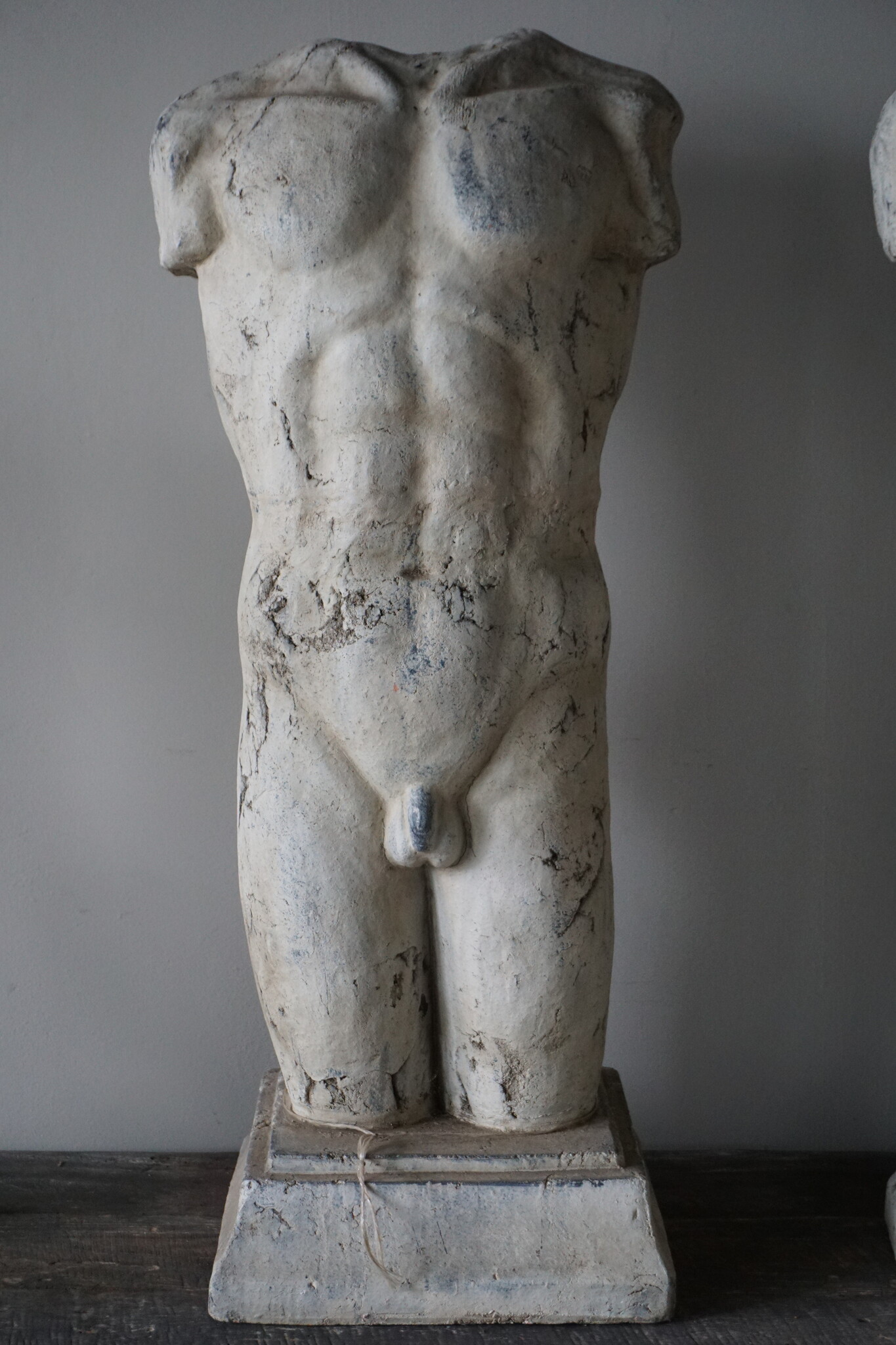 Rene Houtman Stenen Beeld Mannen Torso | H80 x B29 x D29 cm