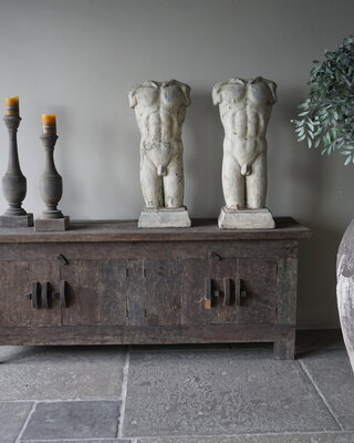 Rene Houtman Stenen Beeld Mannen Torso | H80 x B29 x D29 cm