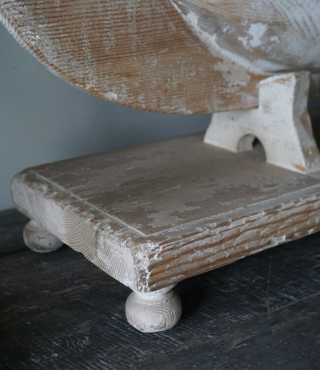 Rene Houtman Houten Decoratie Boot | H97,5 x B113 x D27 cm