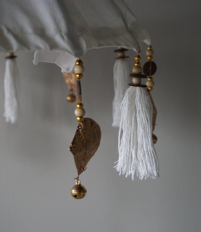 Rene Houtman Tafelparasol Bali Met Hangertjes | H80 x D42 cm