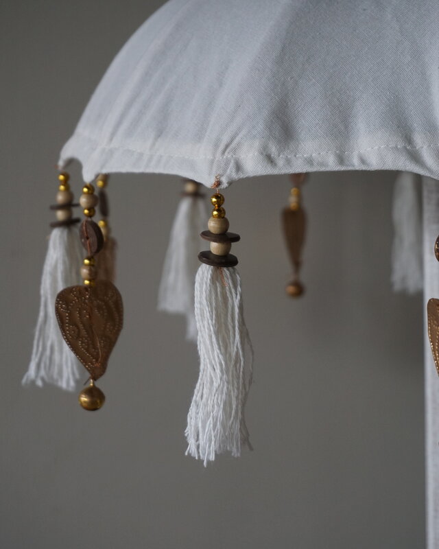 Rene Houtman Tafelparasol Bali Met Hangertjes | H80 x D42 cm
