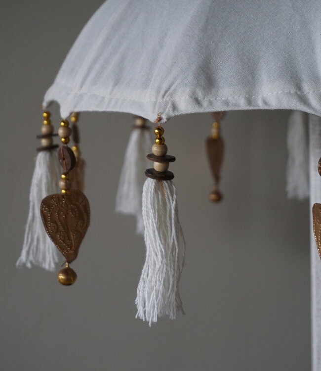Rene Houtman Tafelparasol Bali Met Hangertjes | H80 x D42 cm