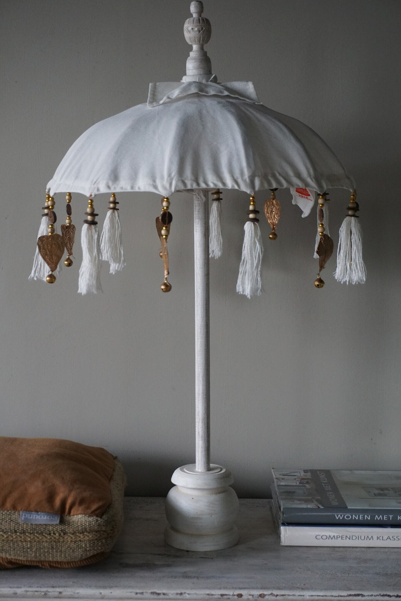 Rene Houtman Tafelparasol Bali Met Hangertjes | H80 x D42 cm