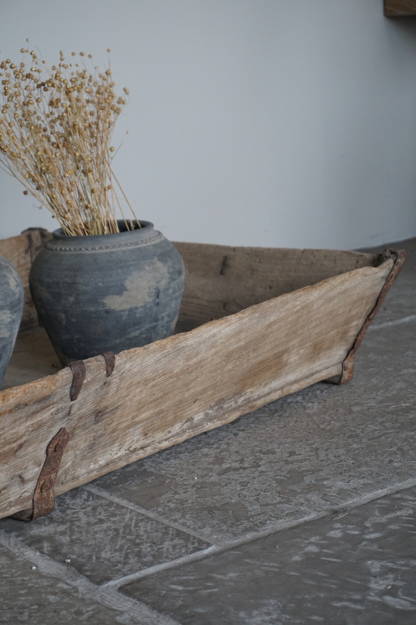 Rene Houtman Grote Houten Bak/Trog | H20 x B148 x D82 cm