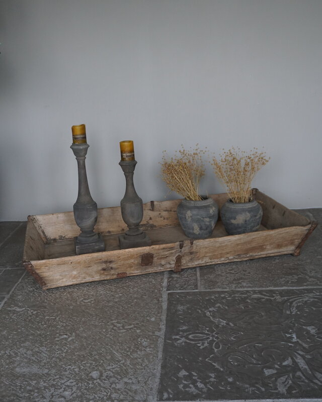 Rene Houtman Grote Houten Bak/Trog | H20 x B148 x D82 cm