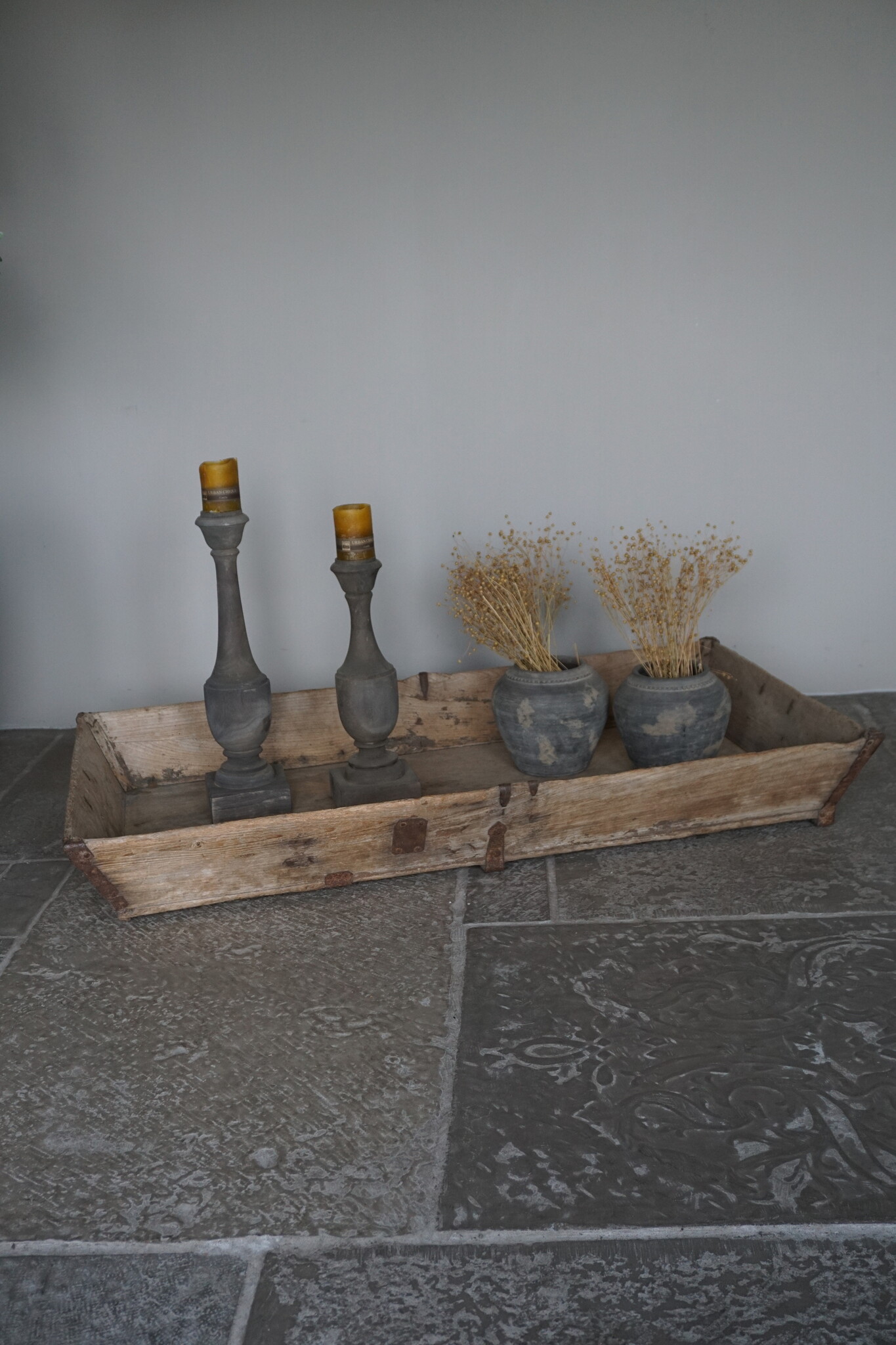 Rene Houtman Grote Houten Bak/Trog | H20 x B148 x D82 cm
