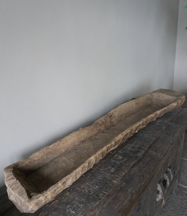 Rene Houtman Houten Trog | H13 x B121 x D24 cm