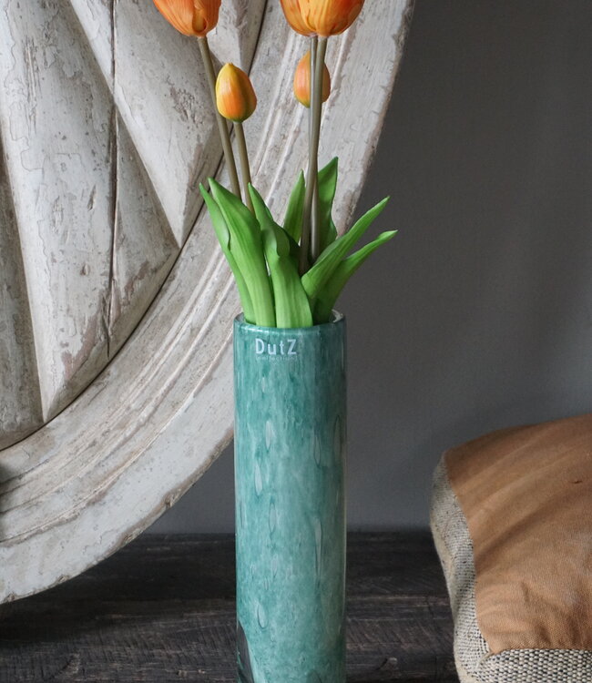 Rene Houtman Real Touch Tulpen | Oranje | 5 Stuks | L44 Cm