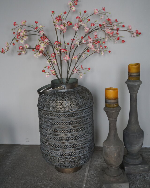 Rene Houtman Zijden Bloesem Takken | Pink | Set Van 2 | H133 cm