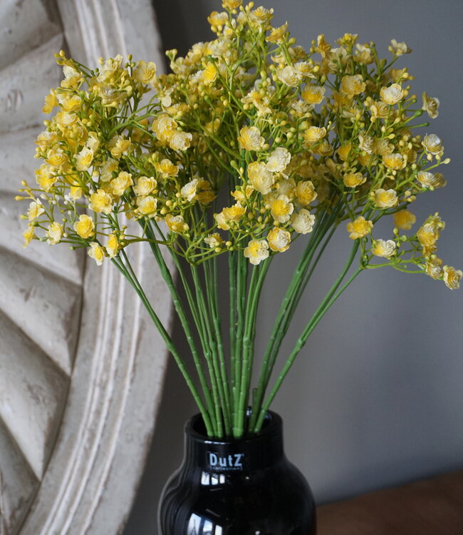 Rene Houtman Zijden Gipskruid | Geel | 4 Stuks | L70 cm