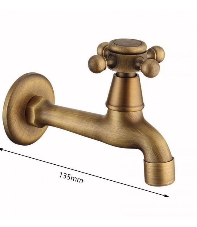 Rene Houtman Muurkraantje Brons Nostalgisch 13,5 cm