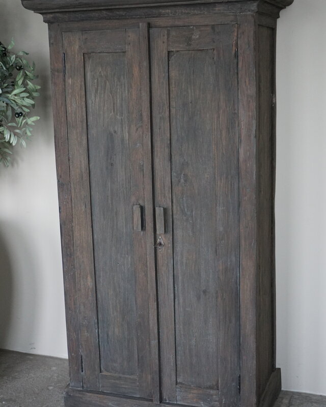 Rene Houtman Kast Hout 2-Deurs | Smal | H170 x B95 x D52 cm