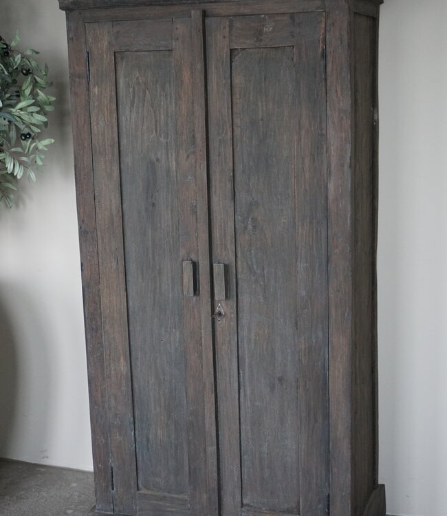 Rene Houtman Kast Hout 2-Deurs | Smal | H170 x B95 x D52 cm