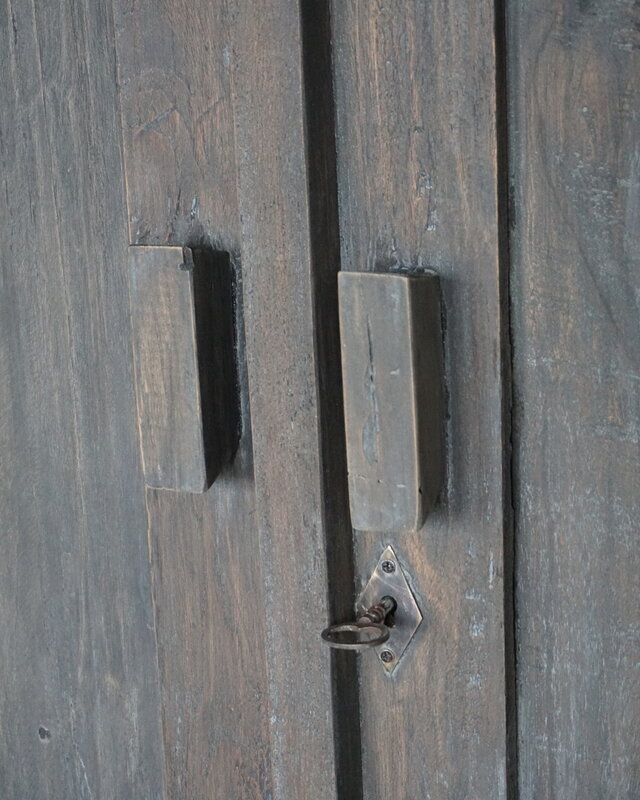 Rene Houtman Kast Hout 2-Deurs | Smal | H170 x B95 x D52 cm