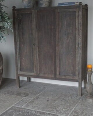 Luksa Home Collection Kast Recycled Teak Grey Caro 2-Deurs