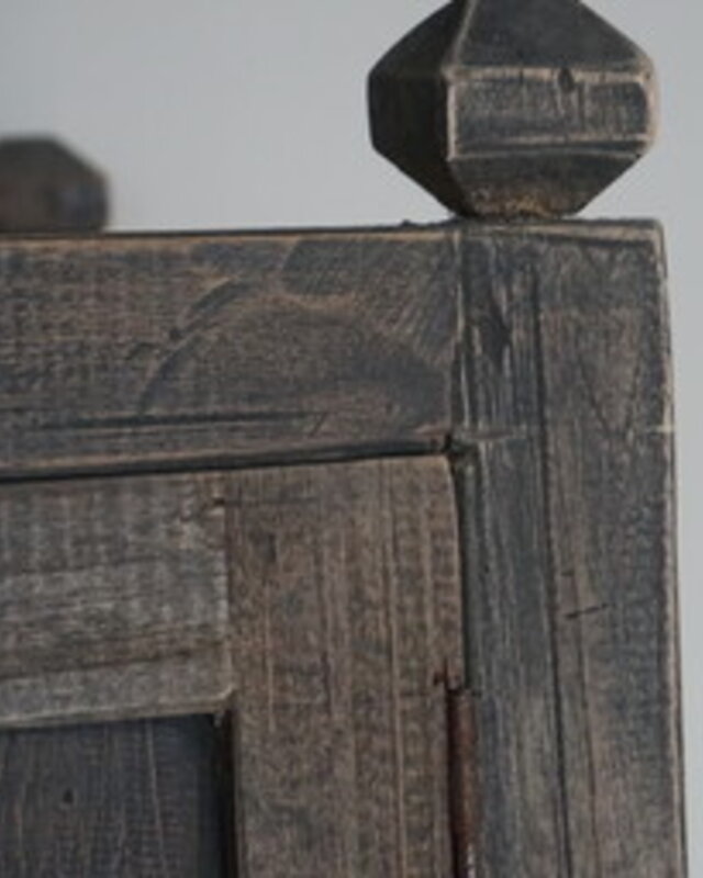 Luksa Home Collection Kast Recycled Teak Grey Caro 2-Deurs H160xB130xD48 Cm