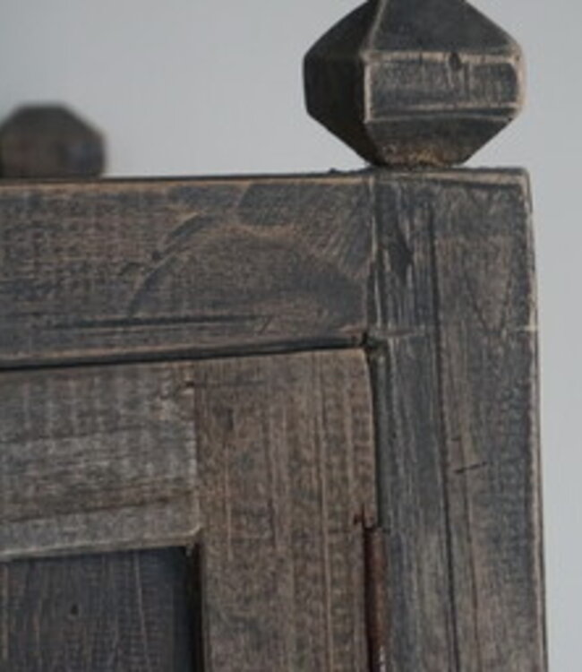 Luksa Home Collection Kast Recycled Teak Grey Caro 2-Deurs H160xB130xD48 Cm