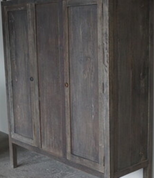 Luksa Home Collection Kast Recycled Teak Grey Caro 2-Deurs H160xB130xD48 Cm