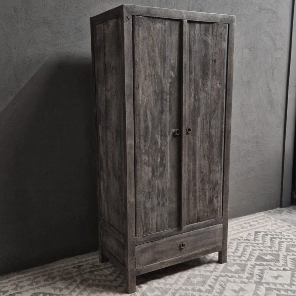 Luksa Home Collection Kast Gooi | Antique Grey | H165 x B75 x D45 Cm