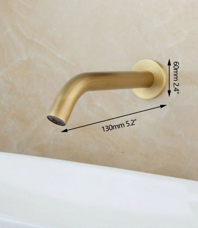 Rene Houtman Muurkraan Sensor | Brons | Kort Model