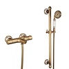 Thermostatische Badkraan Met Glijstang | Brons