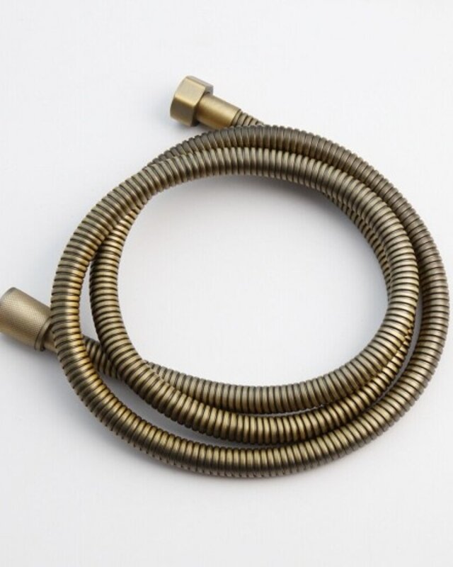 Rene Houtman Thermostatische Badkraan Met Glijstang | Brons