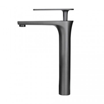Rene Houtman Wastafel Mengkraan | Gun Metal | Hoog Model