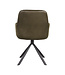 LABEL51 LABEL51 Eetkamerstoel Novi - Army green - Microfiber