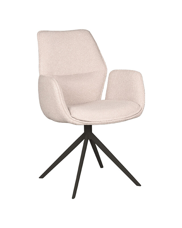 LABEL51 LABEL51 Eetkamerstoel Mellow - Naturel - Boucle