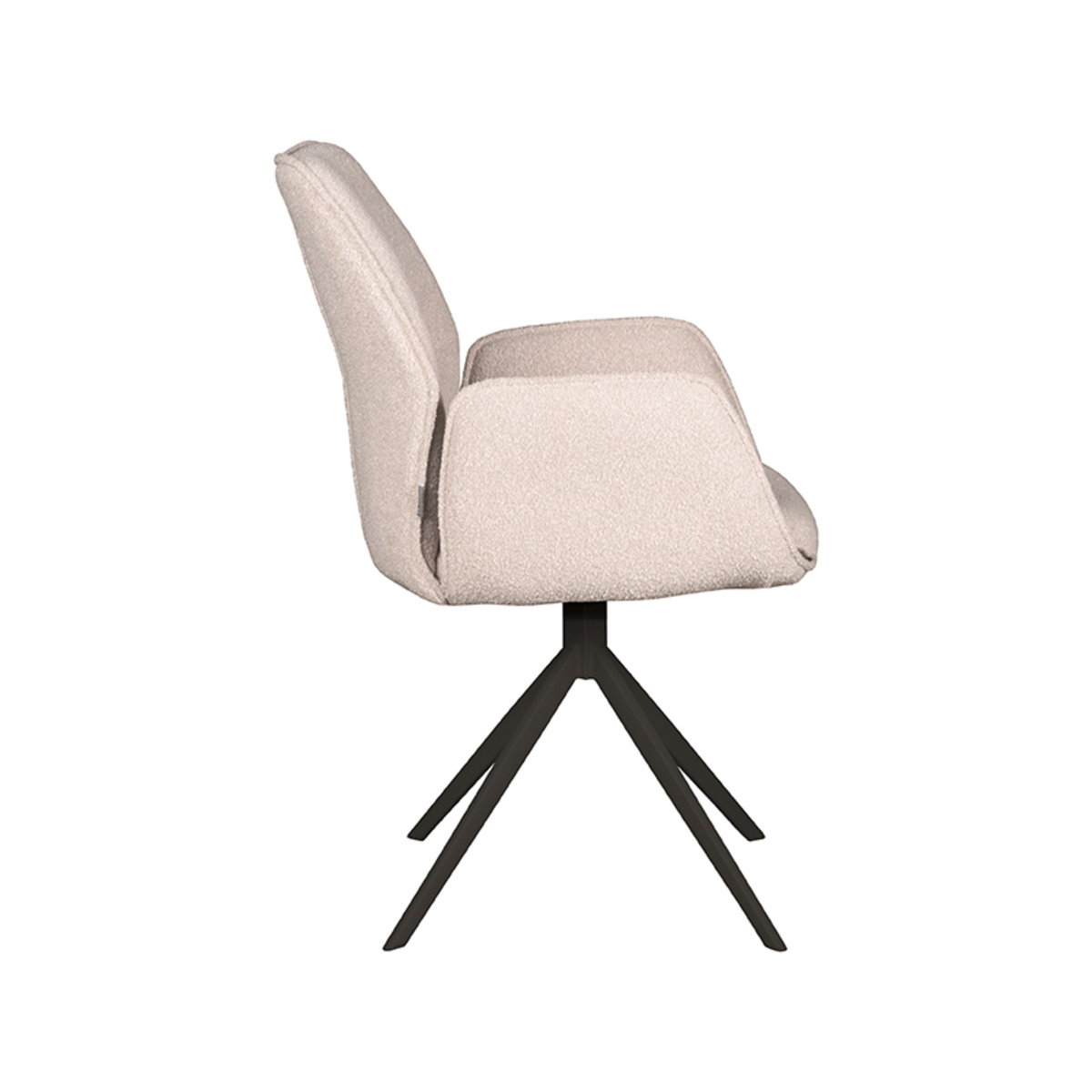 LABEL51 LABEL51 Eetkamerstoel Mellow - Naturel - Boucle
