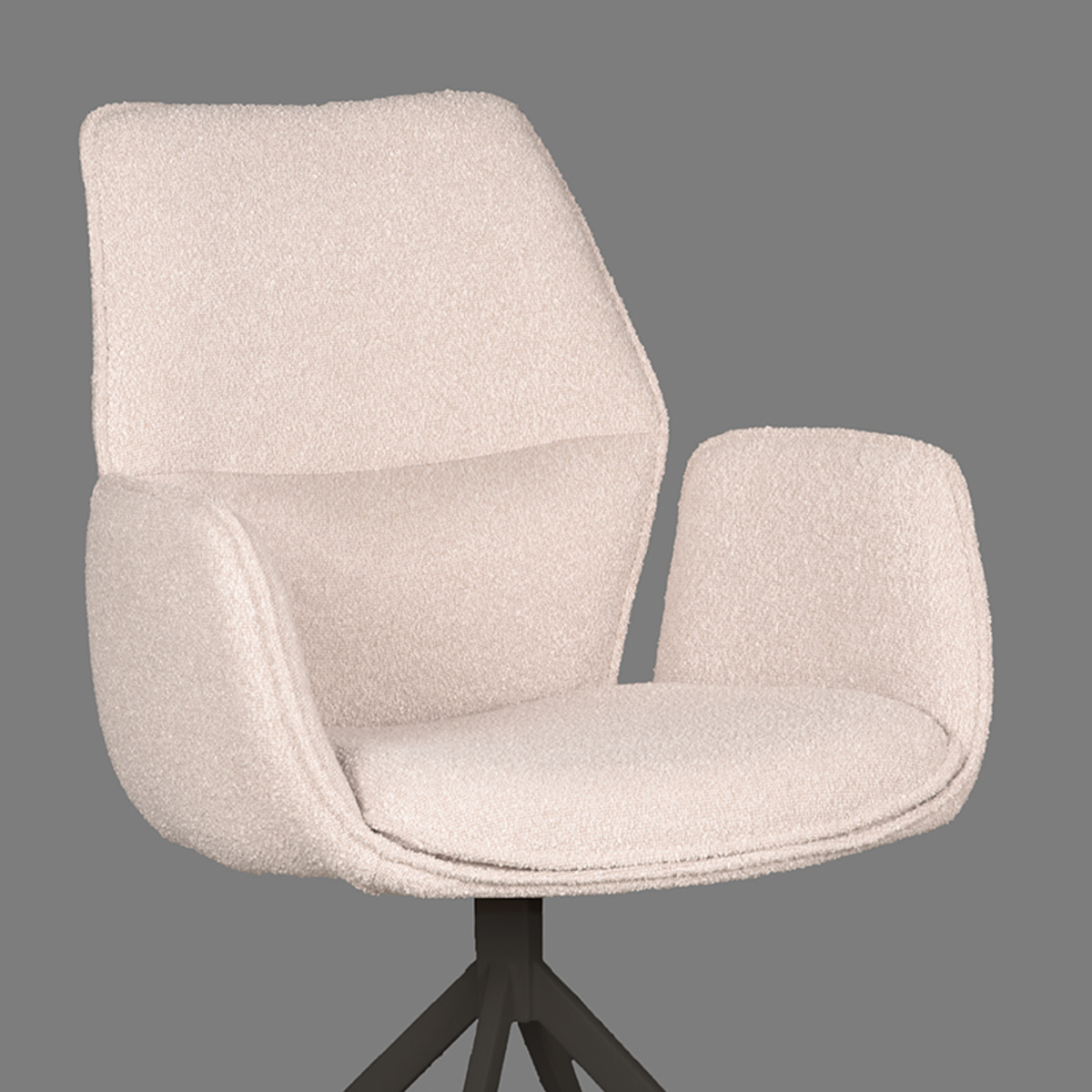 LABEL51 LABEL51 Eetkamerstoel Mellow - Naturel - Boucle