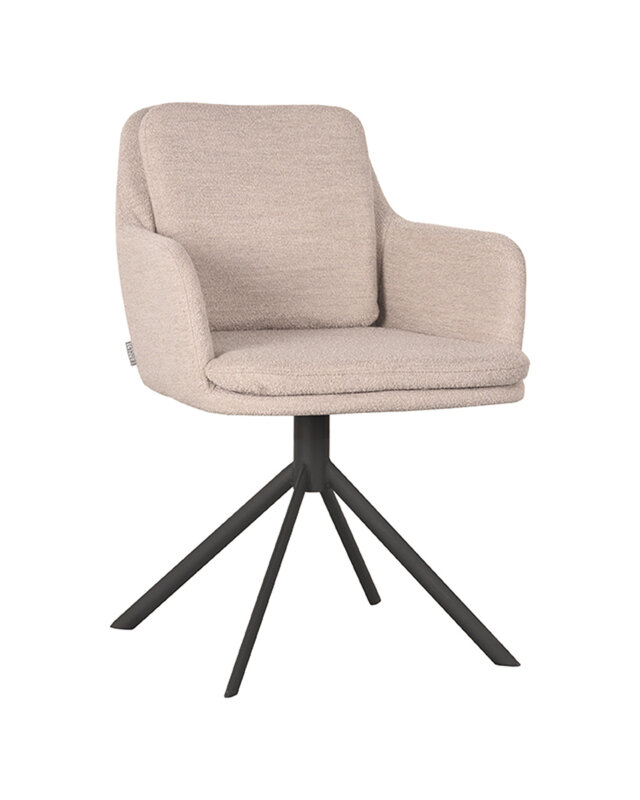 LABEL51 LABEL51 Eetkamerstoel Joy - Naturel - Boucle