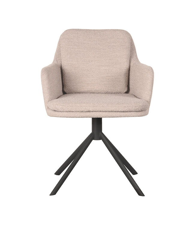 LABEL51 LABEL51 Eetkamerstoel Joy - Naturel - Boucle