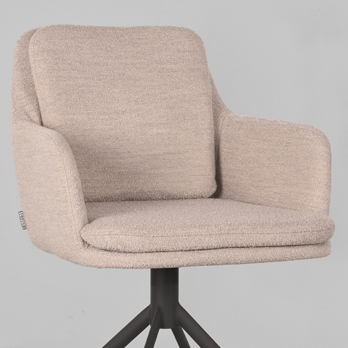 LABEL51 LABEL51 Eetkamerstoel Joy - Naturel - Boucle