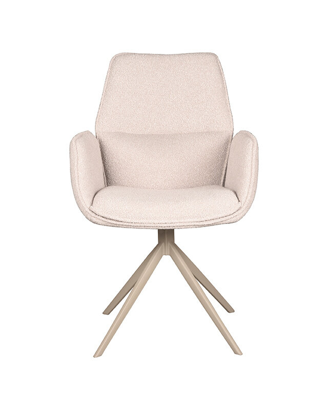 LABEL51 LABEL51 Eetkamerstoel Mellow - Naturel - Boucle