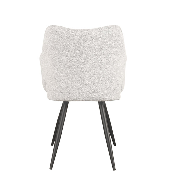 LABEL51 Eetkamerstoel Wit Noud 55x60x87 cm