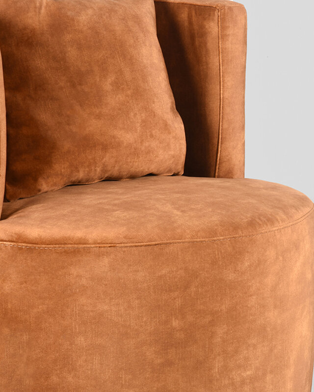 LABEL51 LABEL51 Fauteuil Evy - Oker - Velours