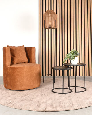 LABEL51 LABEL51 Fauteuil Evy - Oker - Velours