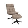 Relaxfauteuil Alvar + Ottomane 53x57x83 cm