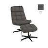 Relaxfauteuil Alvar + Ottomane 53x57x83 cm