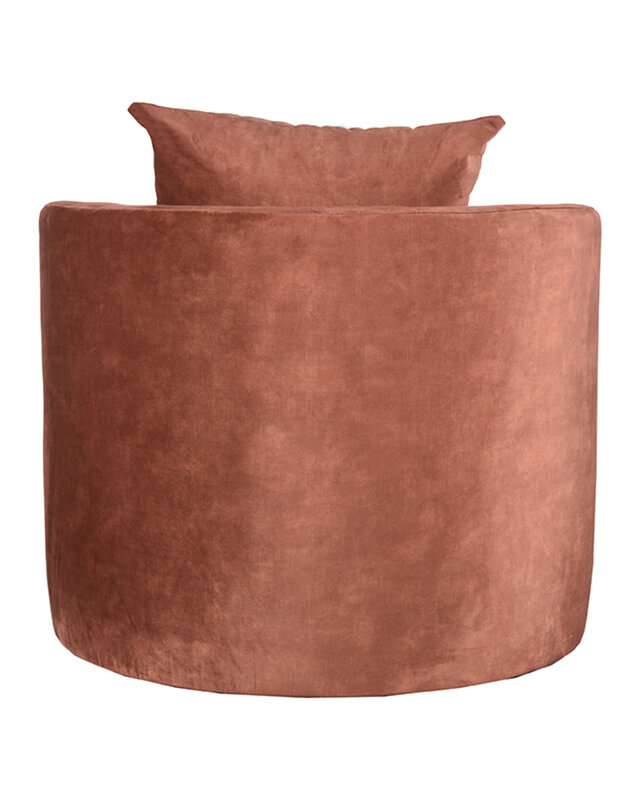 LABEL51 LABEL51 Fauteuil Evy - Rust - Velours