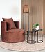 LABEL51 LABEL51 Fauteuil Evy - Rust - Velours