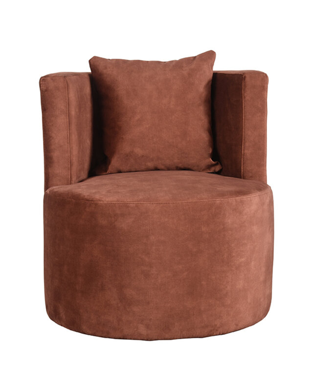 LABEL51 LABEL51 Fauteuil Evy - Rust - Velours