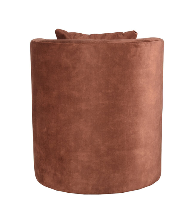 LABEL51 LABEL51 Fauteuil Evy - Rust - Velours