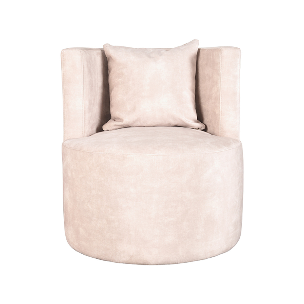 LABEL51 LABEL51 Fauteuil Evy - Naturel - Velours